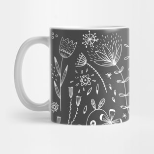 Chalkboard Flowers Mug